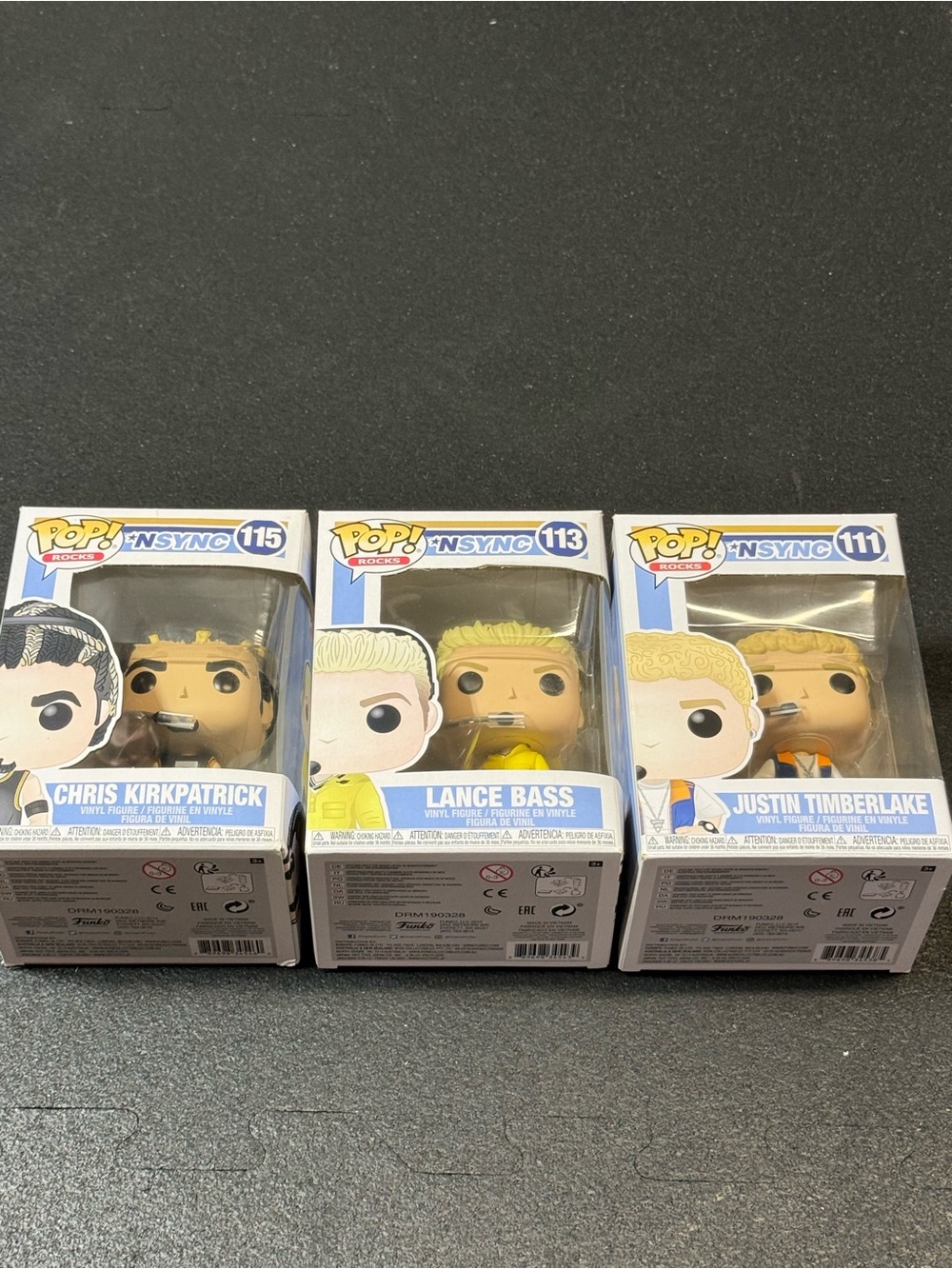 Lot Of 3 NSYNC Funko